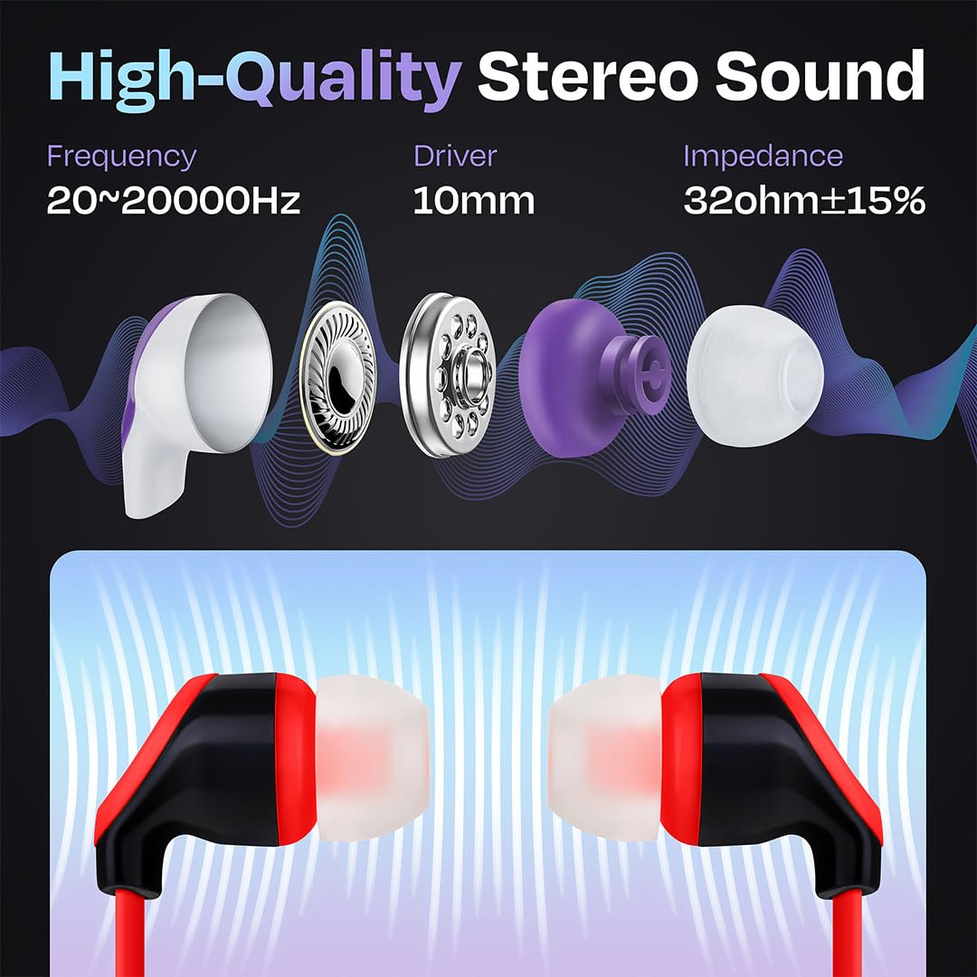 Confezione da 100 auricolari con cavo USB C con microfono, cuffie intrauricolari di tipo C per Chromebook, iPad con USB-C, MacBook, tablet Android, Galaxy, Pixel, cuffie per dispositivi di tipo C
