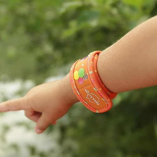 Miniatura 3 de PARA'KITO - Pulsera repelente de insectos y bichos para niños, impermeable, repelente de plagas al aire libre con aceites esenciales naturales, Ice