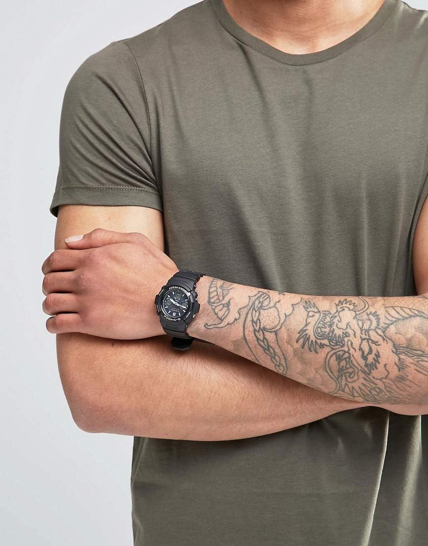 Casio G-Shock Men's Watch AWG Black/Blue