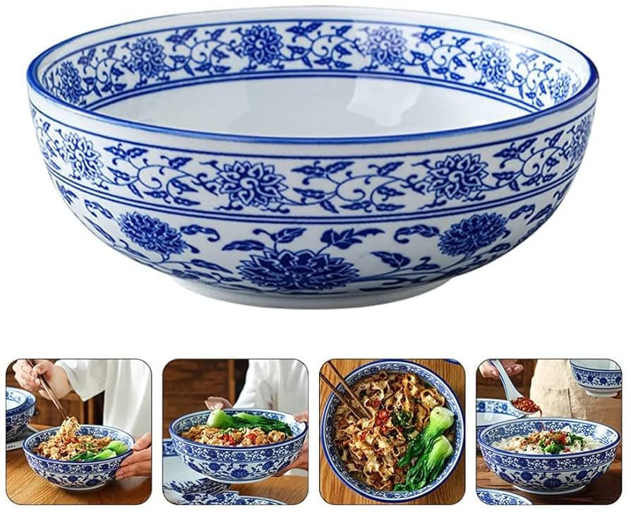 ブルーディナーボウル Blue & White 9.25
