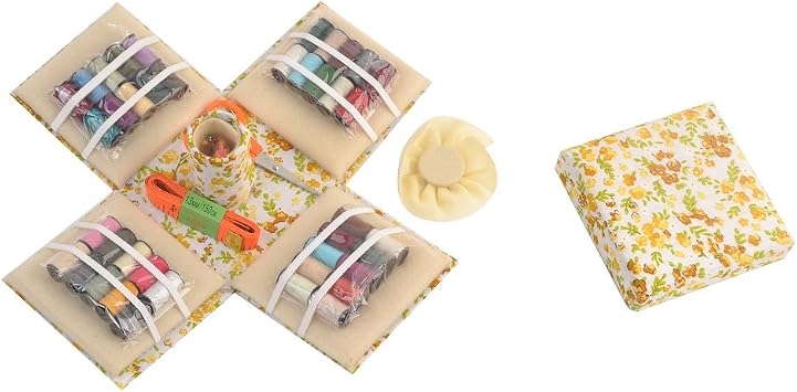 eZthings Professional Sewing Supplies Variety Sets and Kits for Arts and Crafts (Basket)
