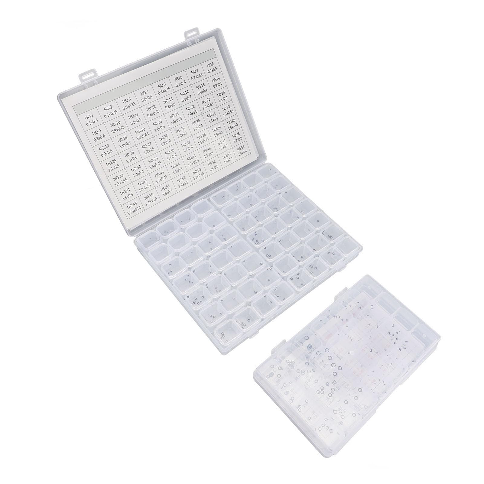 Kit Assortimento Rondelle in Gomma Watch O - Riparazioni Resistenti all'acqua in 80 Misure - Strumento per la Riparazione di Orologi Setrofessionisti e Appassionati
