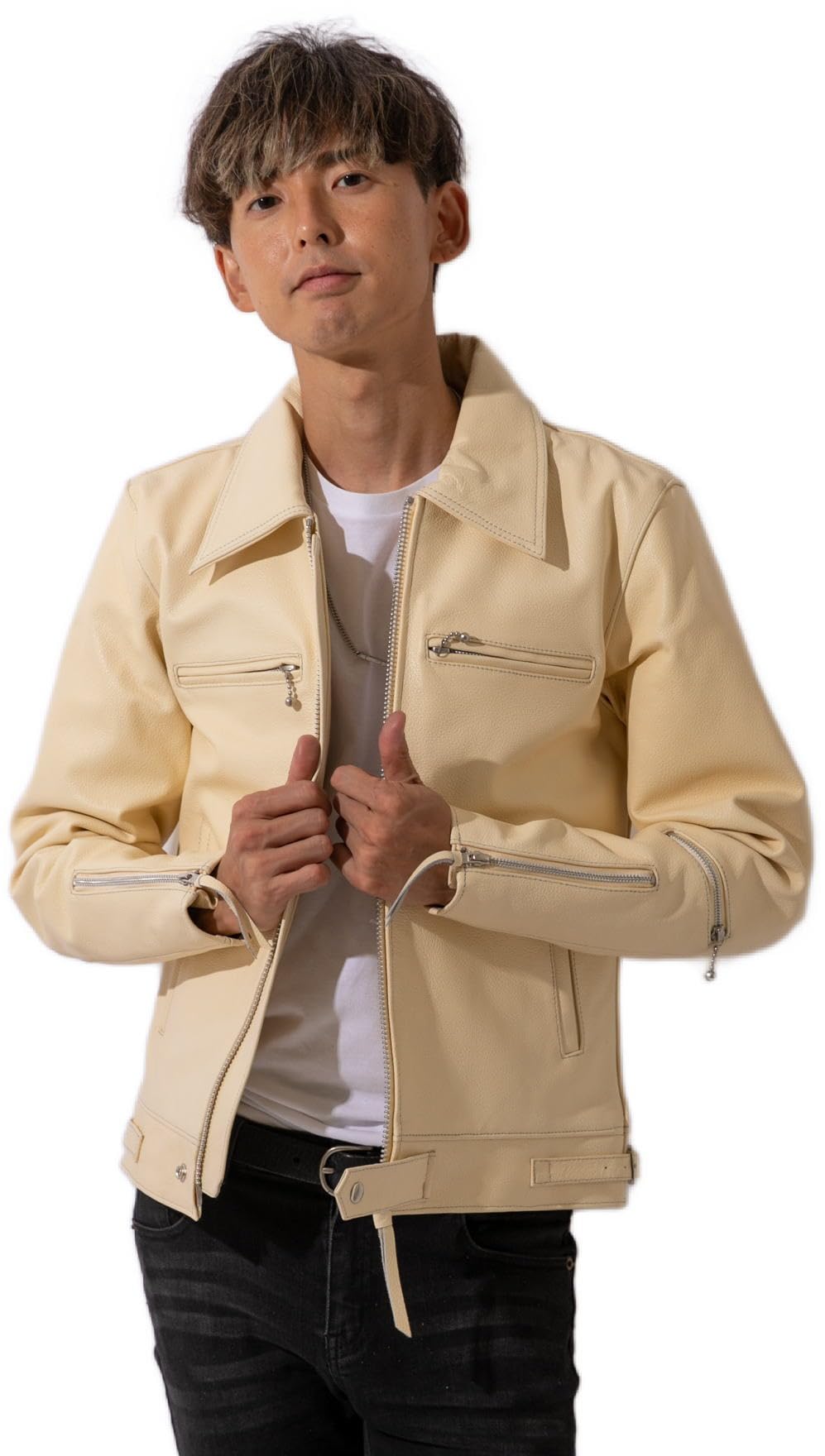 Amazon.co.jp: フリーダムレザー 本革 レザージャケット バッファロー