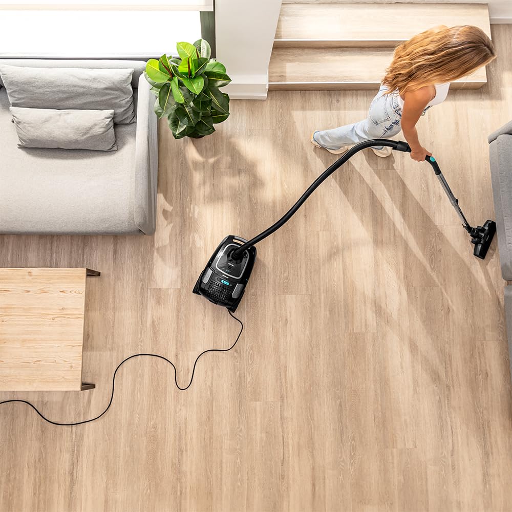 Cecotec Odkurzacz sanitarny z workiem 4 L Conga Powerbag 4000 XL. 890 W, Wysokowydajne filtrowanie, metalowa rura teleskopowa, zawiera akcesoria meblowe i narożne, 7m promień działania