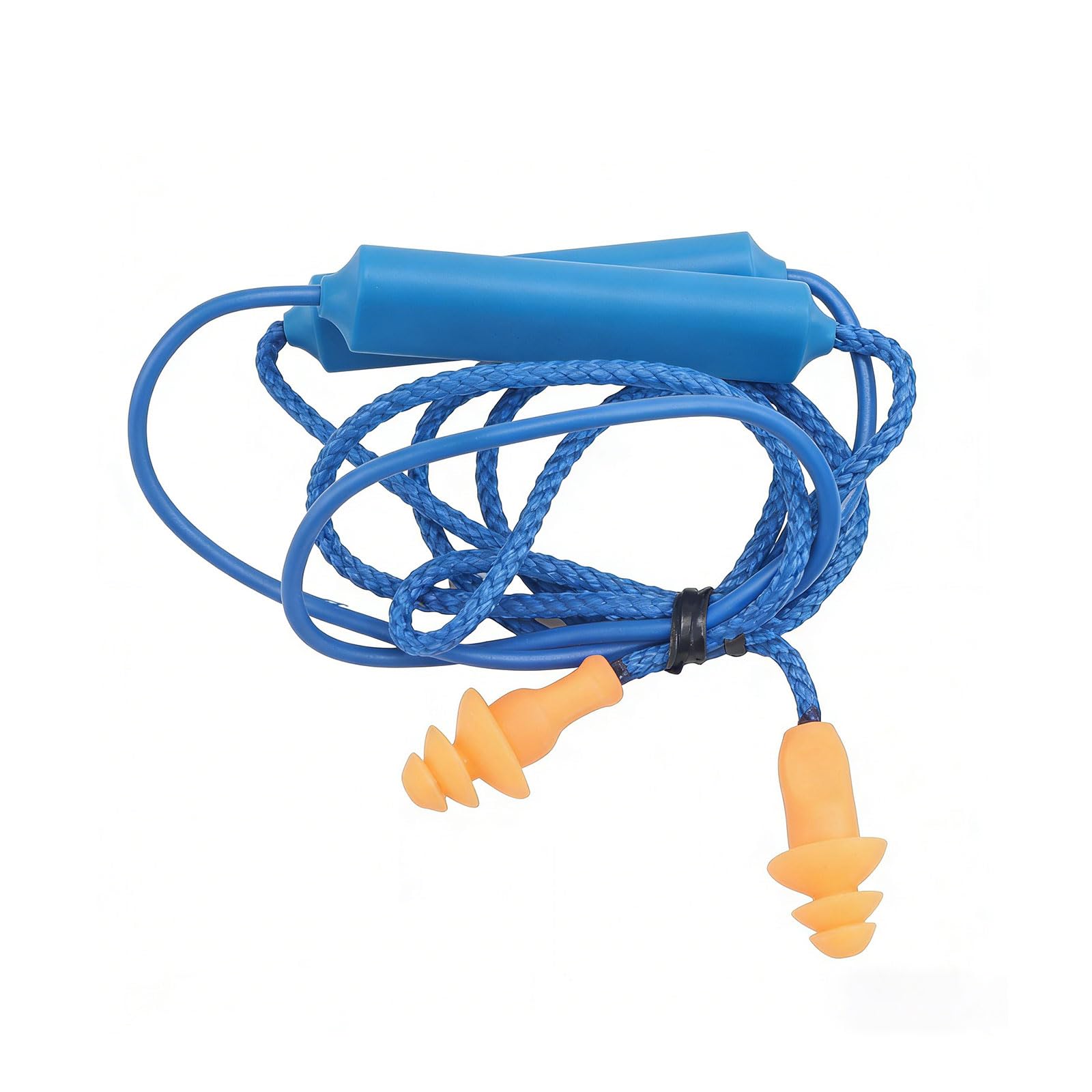 Bluetooth Earplugs Earphone - Hearing Protection and Noise Suppression in Construction Sites Noisy Environments Ideal for Work Blue