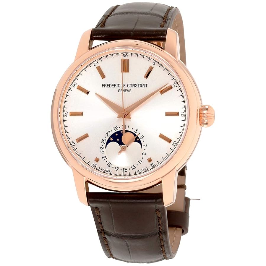美品　フレデリックコンスタント ムーンフェイズ クオーツ メンズ腕時計 スイス製 フレデリックコンスタント FREDERIQUE CONSTANT ムーンフェイズ
