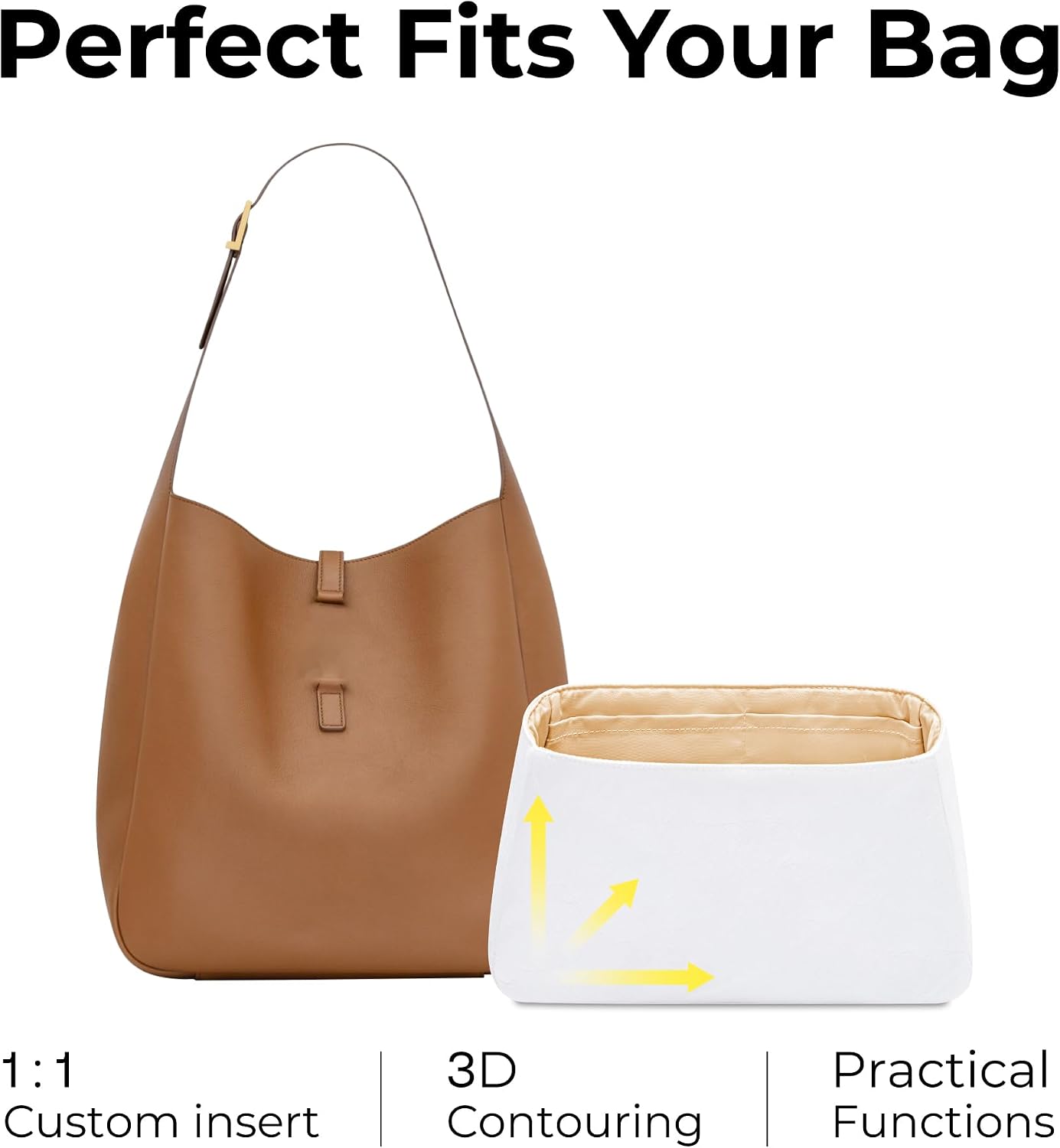 Handbag Organizer Compatible with YSL Le 5 A 7 Supple Large image 3