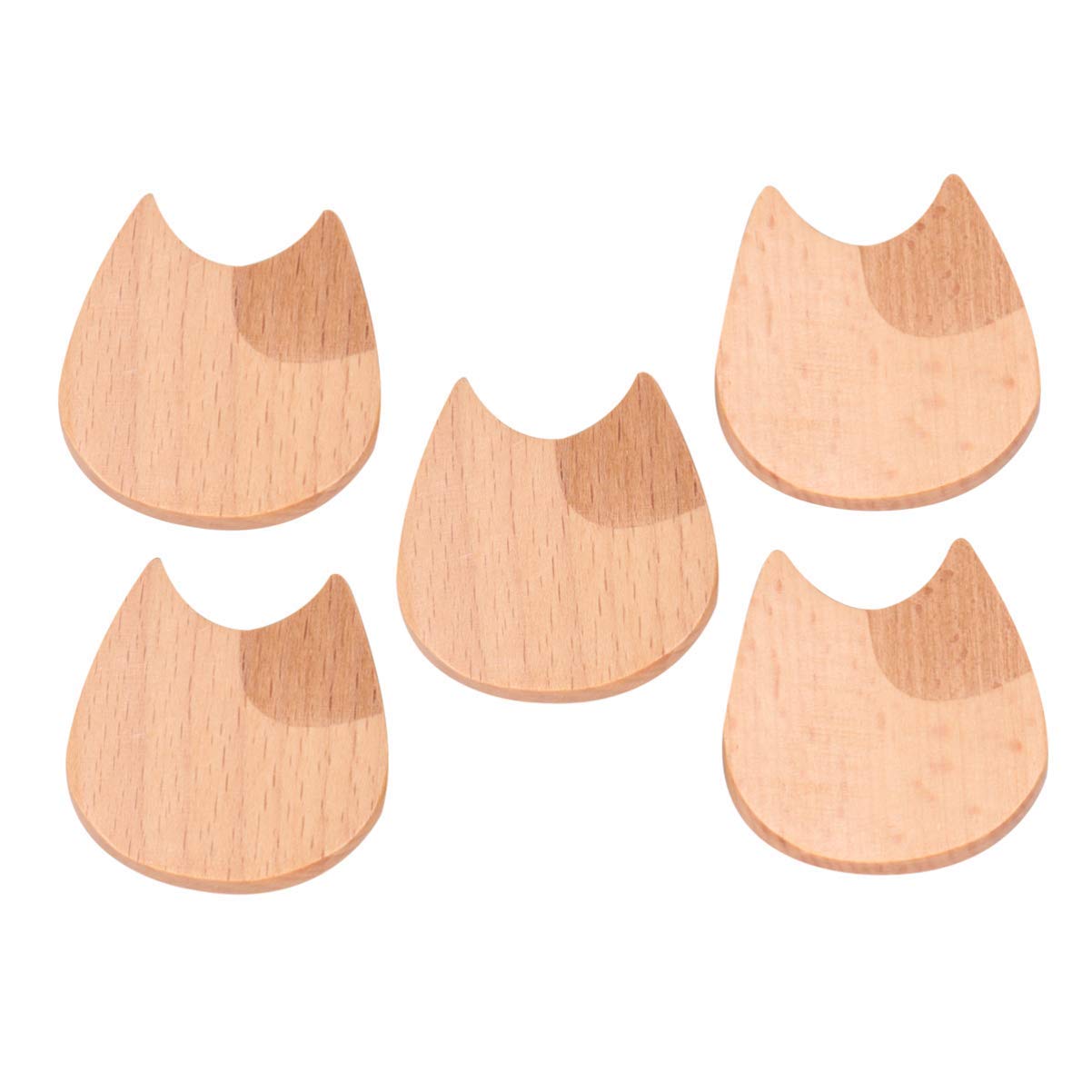MRKU Chopstick Rest Chopsticks Holders Restaurant 5Pcs Wooden Dinner Spoon Stand Fork Rack Utensil Cutlery Stand c Decor Gift