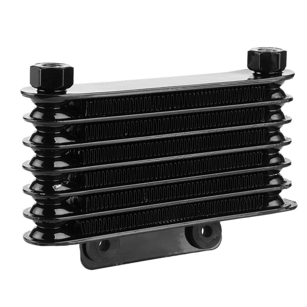 KIMISS Ölkühler 7 Reihen Universal Motor Ölkühler Kühler Kühler für Dirt Bike ATV