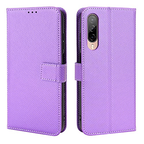 Elubugod Funda para HTC Desire 22 Pro Carcasa Case Funda,Funda de Cuero PU Funda para HTC Desire 22 Pro Funda Carcasa Case Funda Purple