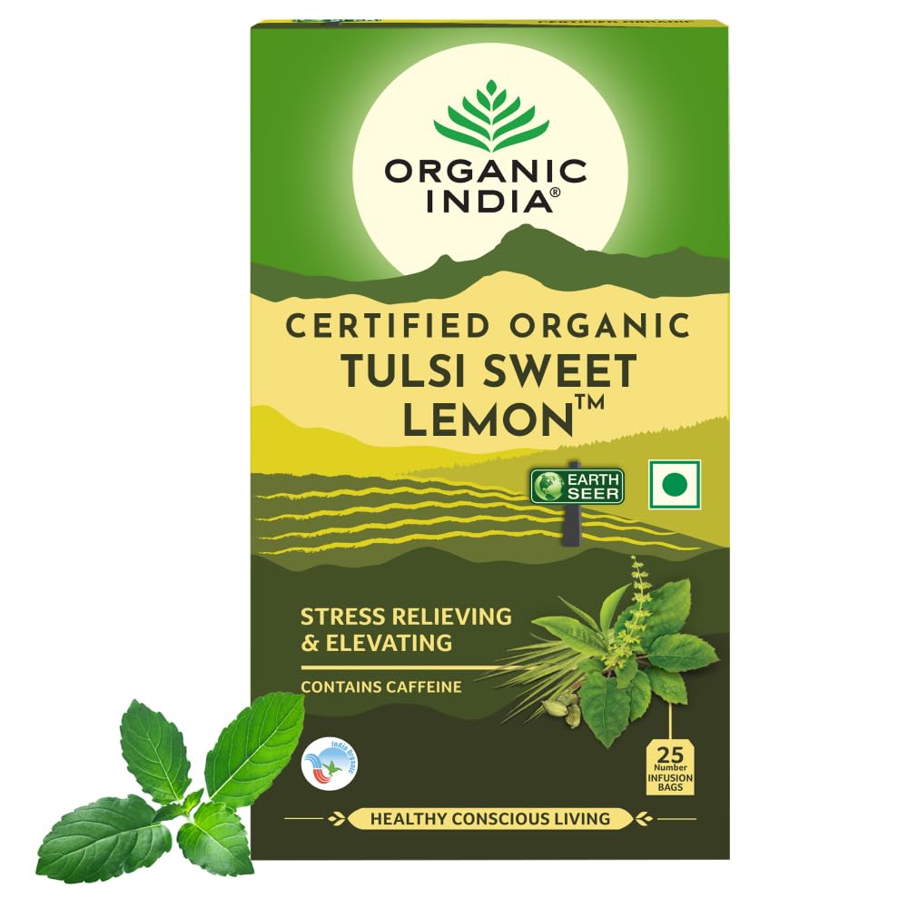 Organic India Tulsi Sweet Lemon 25 Tea Bags (B078HT8GLV) Amazon Price History, Amazon Price Tracker