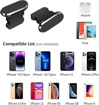 Anti Dust Plug - 4 Pack Charging Port Protector Cap