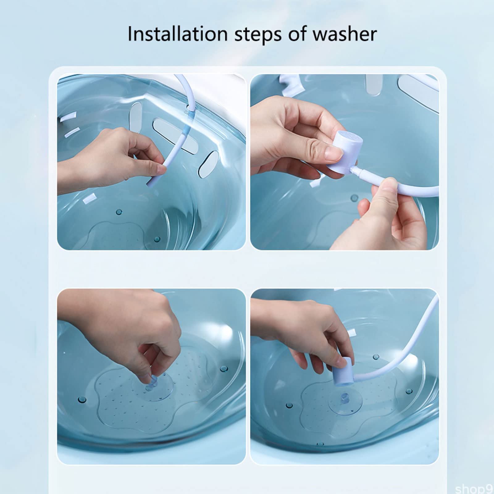 Sitz Badewannenspüler Schlauch für Sitzbadewanne für Sitz mit Pumpe und Sprüher Spülschlauch für tragbares Bidet