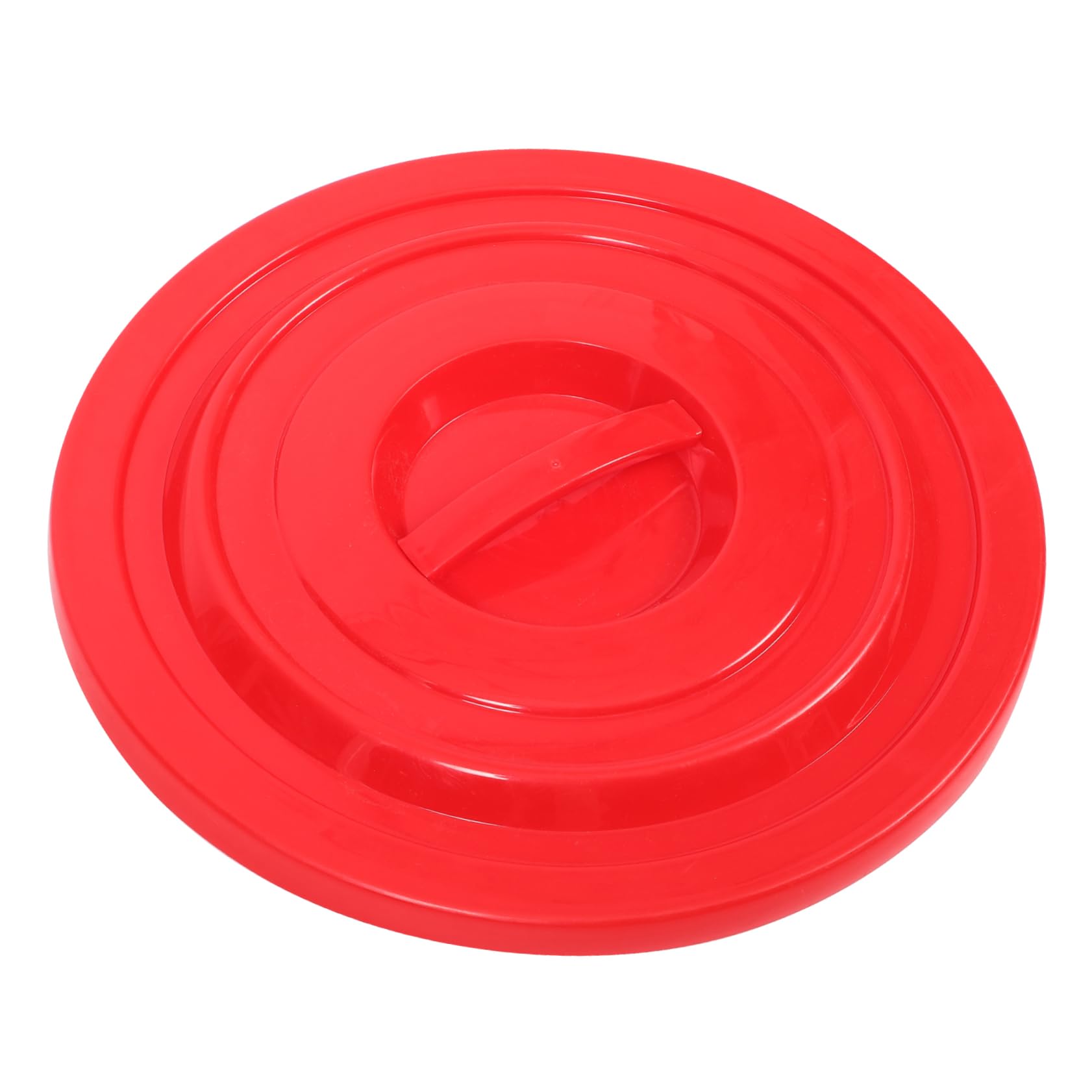 KOMBIUDA Heavy Duty Plastic Garbage Can Lid Trash Can Cover for Containers Easy Installation for Effortless Use and Replacement