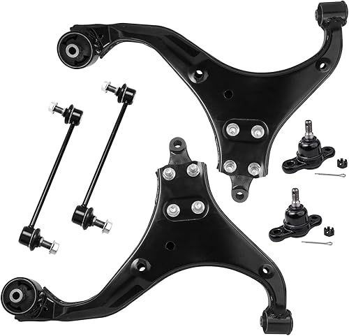 Miniatura 83 de Detroit Axle - Kit de suspensión delantera RWD para Chrysler 300 Dodge Charger Challenger Magnum 2 brazos de control superior con rótulas 2 rótulas