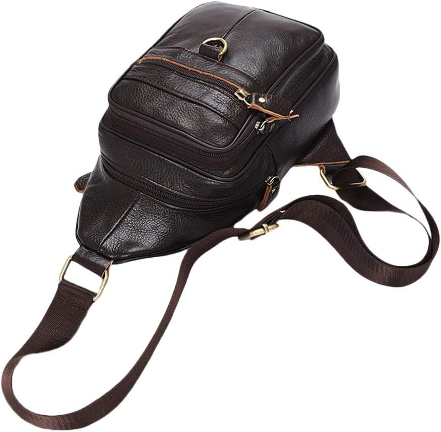 Nvfshreu Handbags Men's Faux Leather Vintage Belly Bag Breast Bag Shoulder Simple Style Bag Crossbody Sport Bag Mens Daily Shopping Handbag Bags