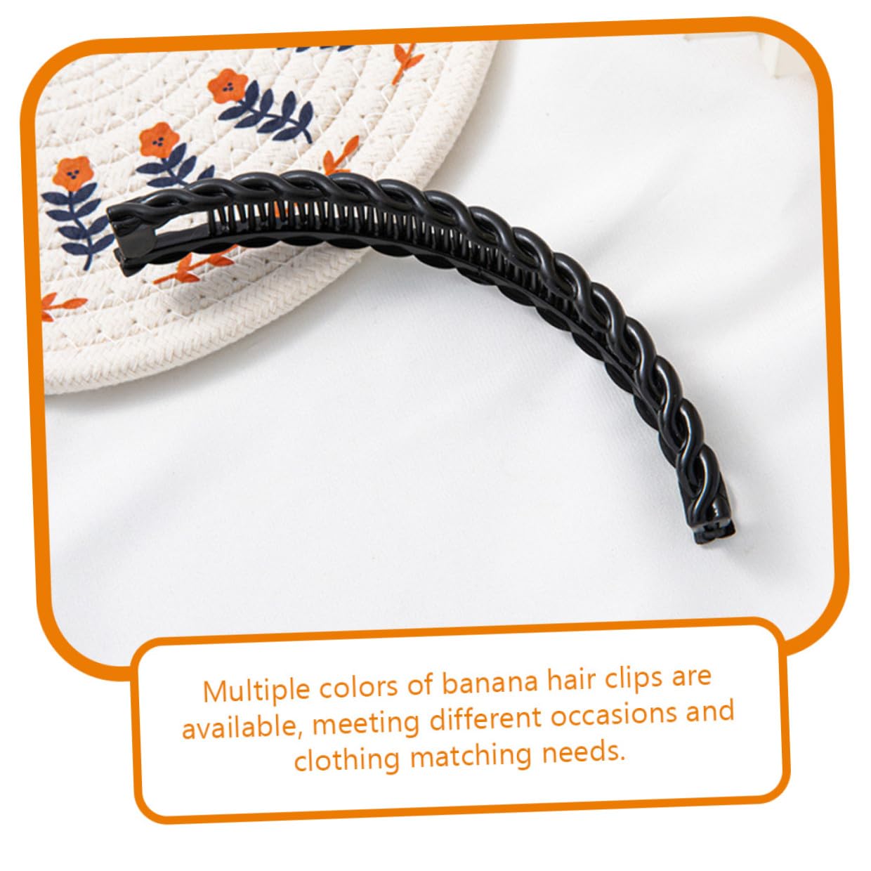 Alipis 12 Stück Teiliges Bananen haarspangen aus Robustem Kunststoff Vielseitige Haarkämme für Damen Vintage Haar accessoires in Weiß Schwarz und Kaffee Geeignet für Welliges und Dickes