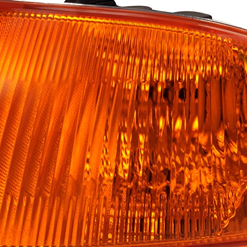 Spec-D Tuning Amber Lens Corner Lights Compatible With Honda Civic 4Dr 1992-1995 L+R Pair Assembly #TOP3
