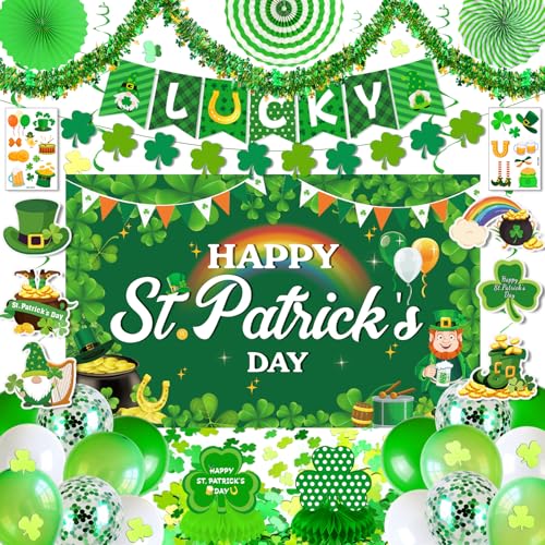 40Pcs St Patricks Day Decorations, Happy St...