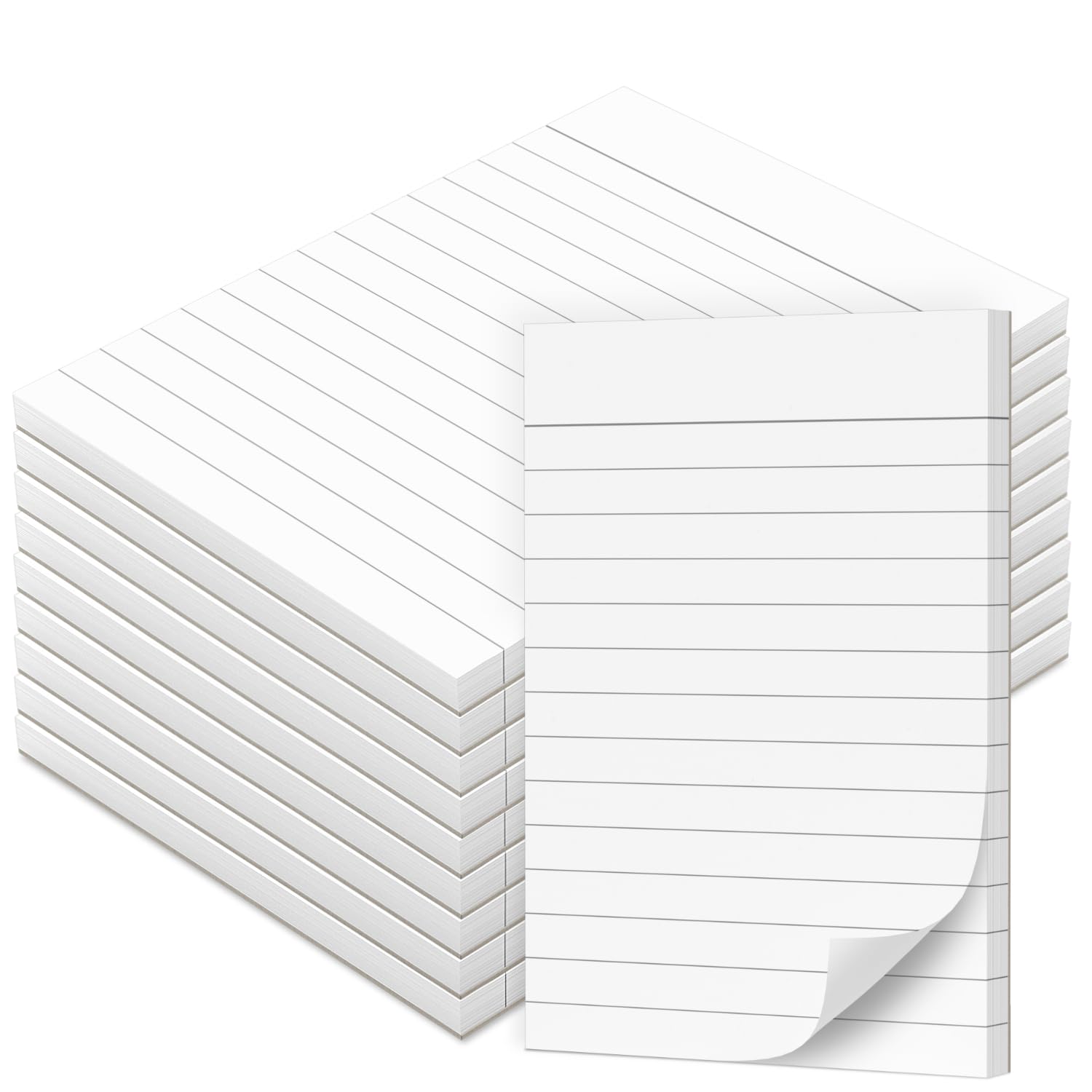 Petit Carnet Bloc-notes Ligné - Grand Format - Couverture Souple Noire -  Cahiers Carnet A6, image size:1500x1500