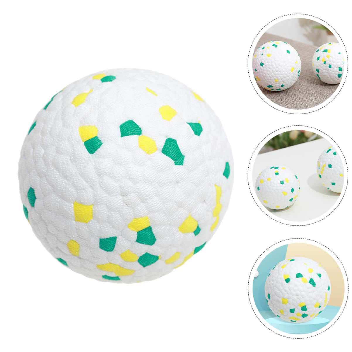 Mipcase 5stücke Puppy Teething Hochwertiger Strapazierfähiger Hundespielzeug Für Zahnpflege Und Beschäftigung Etpu-Material Bunten Farben Kleine