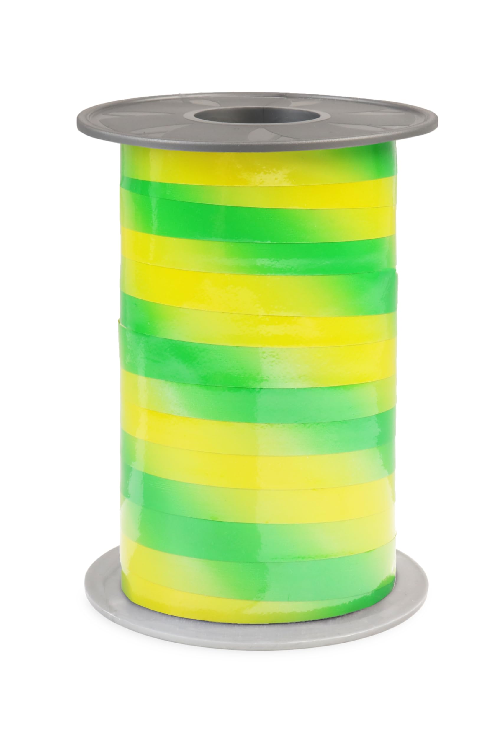 Ruban de décoration 10 mm vert et jaune pour emballer les cadeaux et décorer les tables