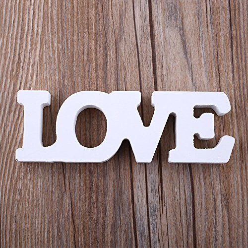Kicode Lettera di Legno Love Tabella Superiore