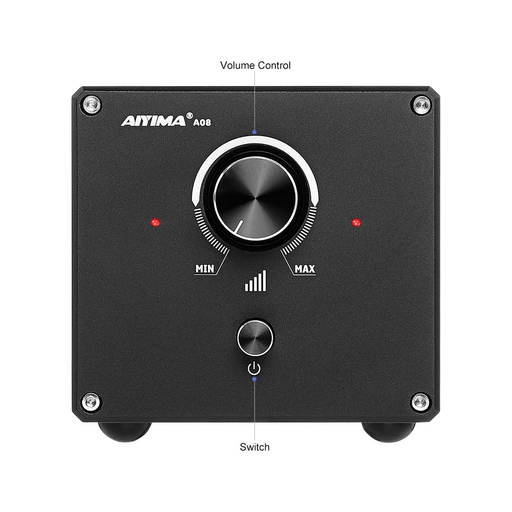 AIYIMA A08 TPA3255 Power Amplifier 300Wx2 HiFi Class D Stereo Digital