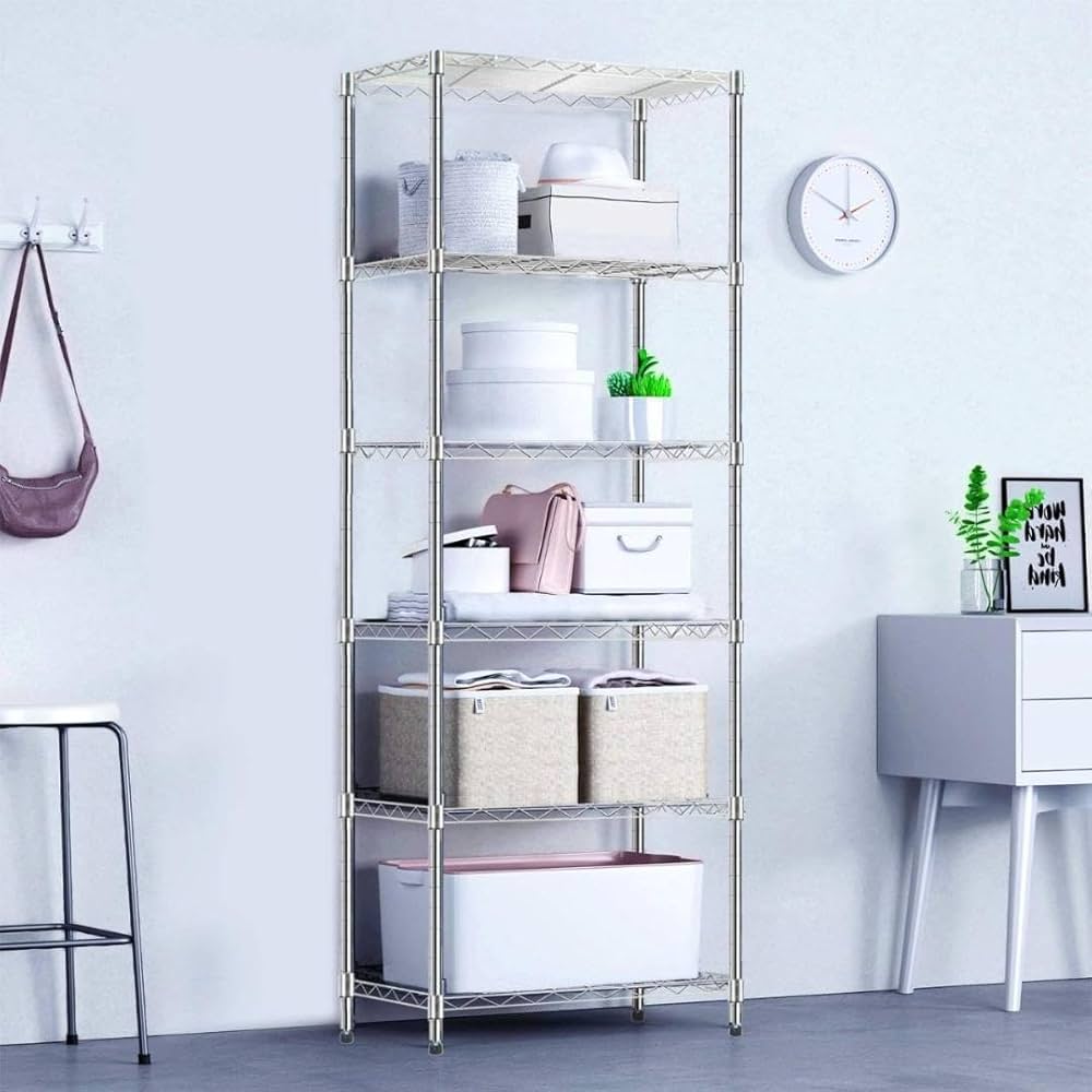 防カビ加工のスチールラック 組み立てが簡単 Amazon｜組み立て簡単な防カビ加工スチールラック｜スチールラック本体