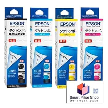 EPSON タケトンボ　L 5本セット Amazon.co.jp: TAK-L(PB×2/C/M/Y) -合計5本セット 全色増量