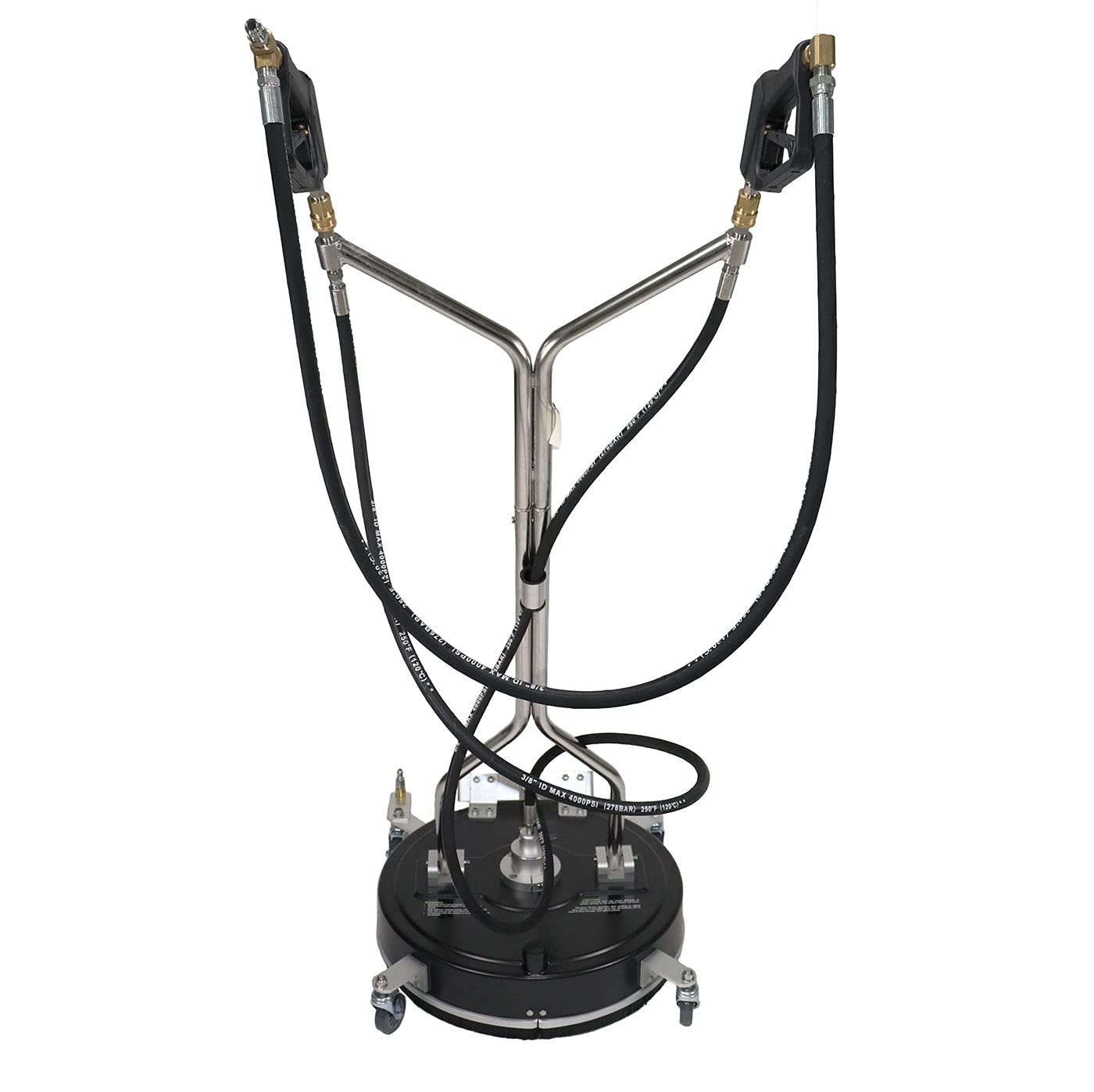 Erie Tools 20" Polypropylene Surface Cleaner with Wheels, 3 Nozzle