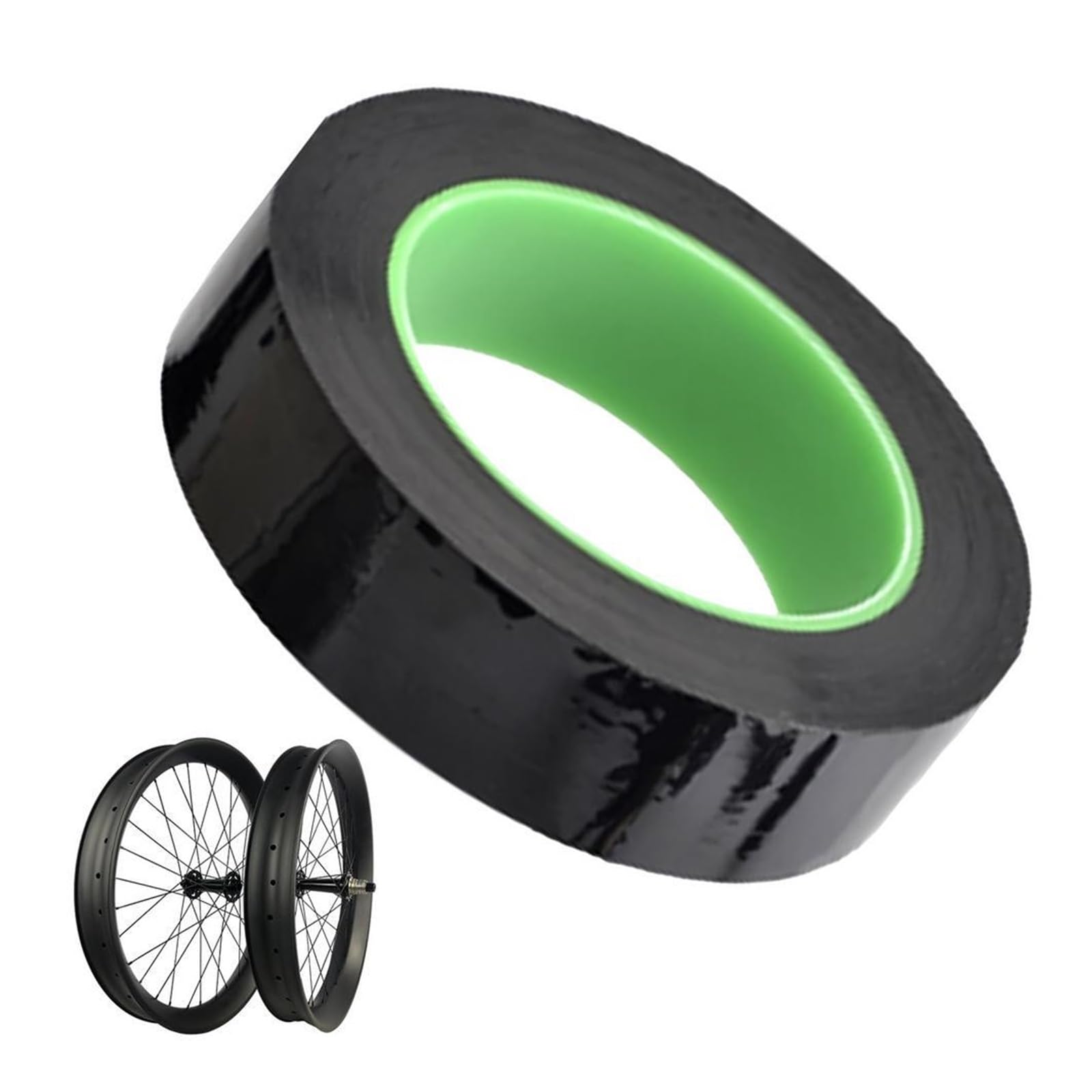Fahrradfelge Tape Rack Tubeless-Felgenband, Anti-Pannen-Reifendichtband, Vakuum-Reifenpolster, 50 m, Fahrradzubehör, Selbstklebende Aufkleber Velox Felgenband(50m x 25mm)
