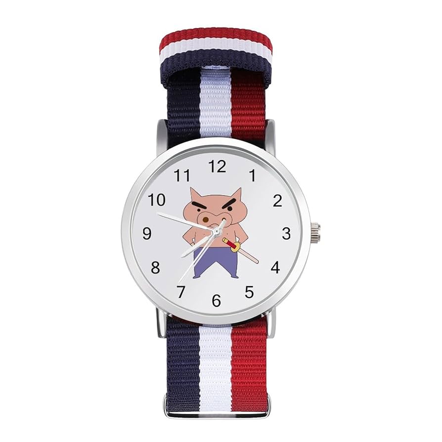 Amazon.co.jp: 腕時計 クレヨンしんちゃん 編組腕時計 ウォッチ