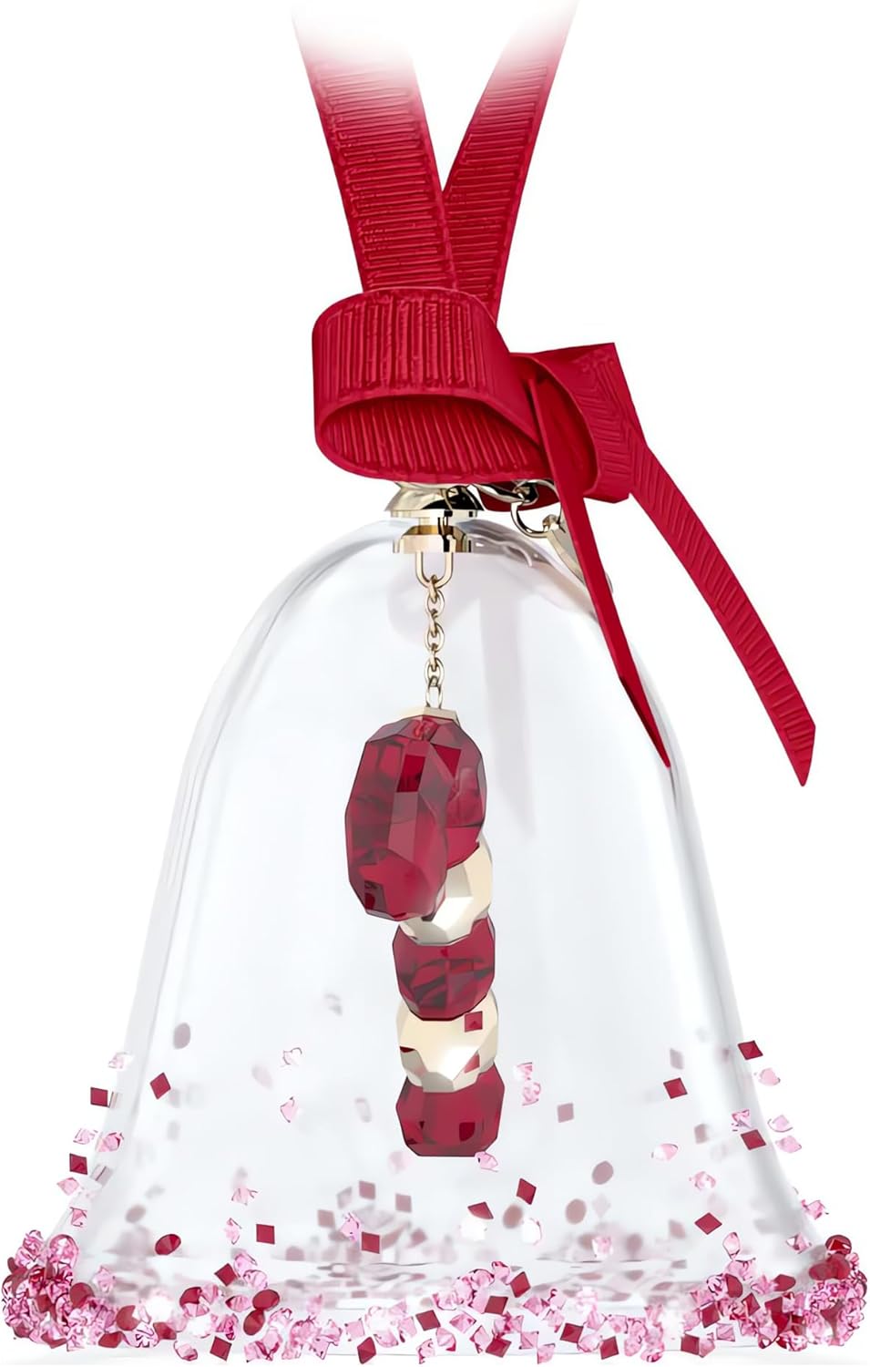 Swarovski Holiday Cheers Dulcis Bell Ornament, Red - Image 4