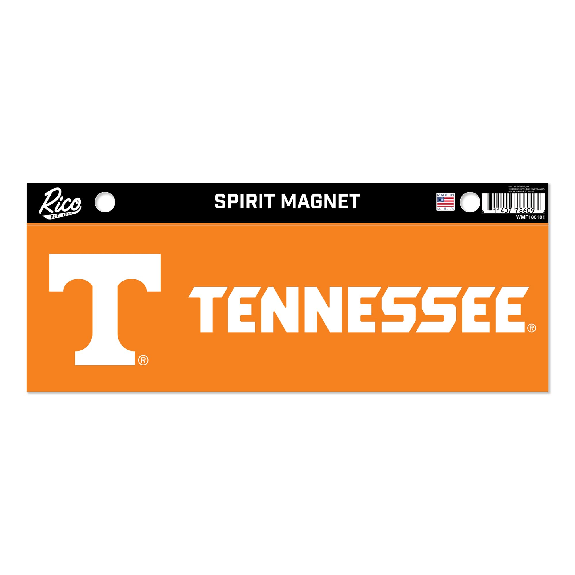 Rico Industries NCAA Tennessee Volunteers 4 x 10 Team Spirit Magnet - Car, Home Décor - Refridgerator, Office, Kitchen