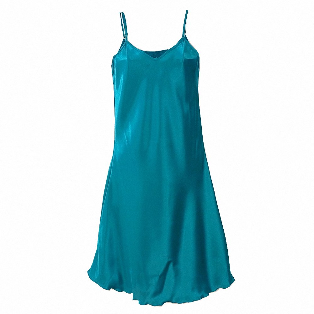 Womens Sexy Silk Sleep Night Dress Nightgowns Sleepwear Pajamas Dress