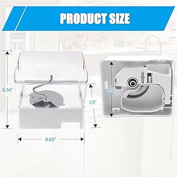 Amazon.com: Upgraded WPW10347093 W10347093 Ice Bucket Compatible