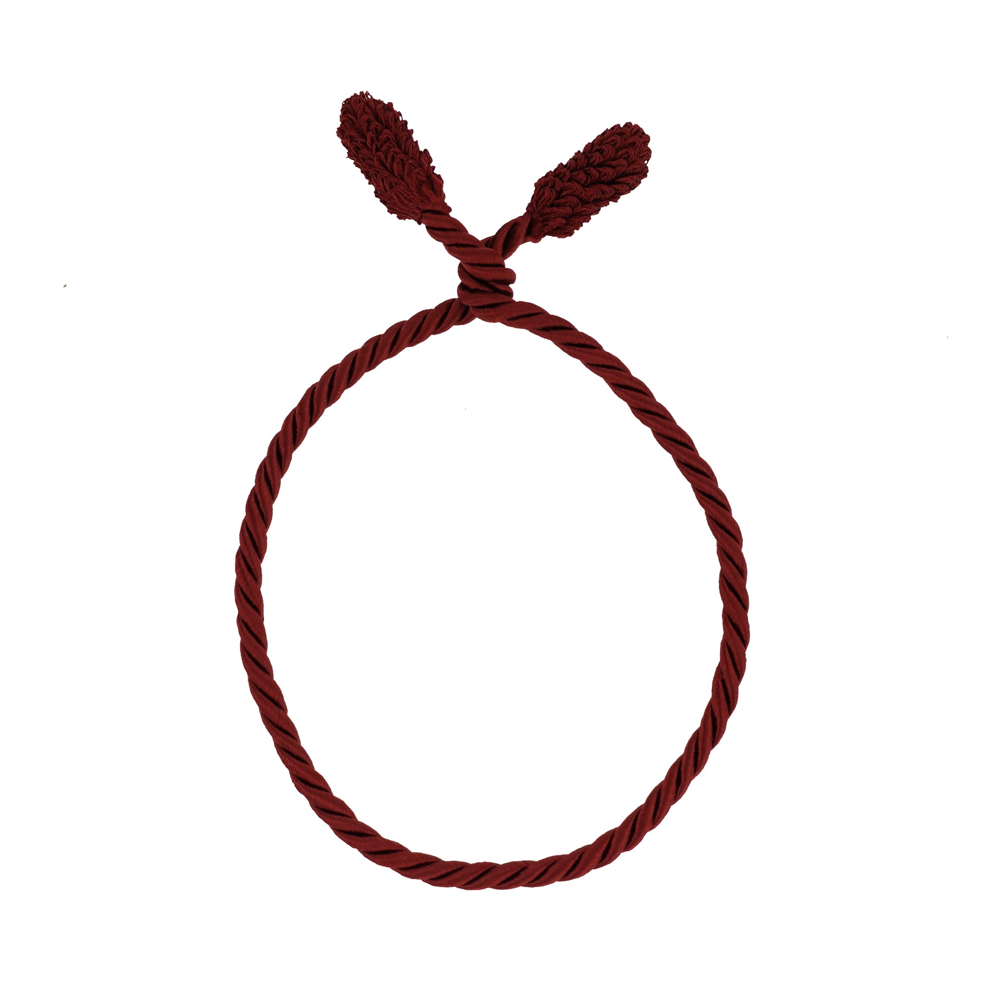 Haute Decor Decorative Twist Ties 6 Pack 16 inch (Burgundy) - Hang Garland, Lights, Decorations