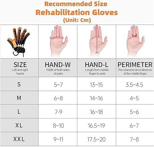 Miniatura 2 de GOURIXIN Rehabilitation Robotic Gloves for Stroke Hand, 9 Levels Adjustable Strength Finger Training Device with 3 Mode, for Hemiplegia Recovery