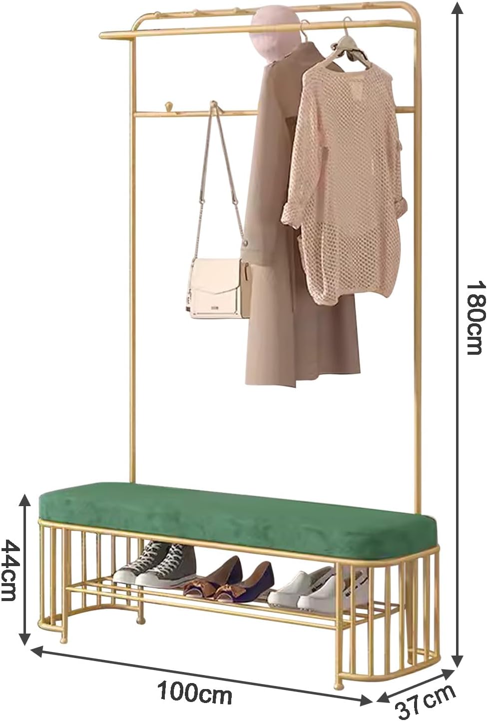 Benches Garden Bench Outdoor Patio Seating Backless Park Chair Lawn Path Slatted Seats,3 in 1 Entryway Hall Tree with Bench Coat Rack & 2 Tier Storage Shelf Stylish Shoe Hat and Glove Organi