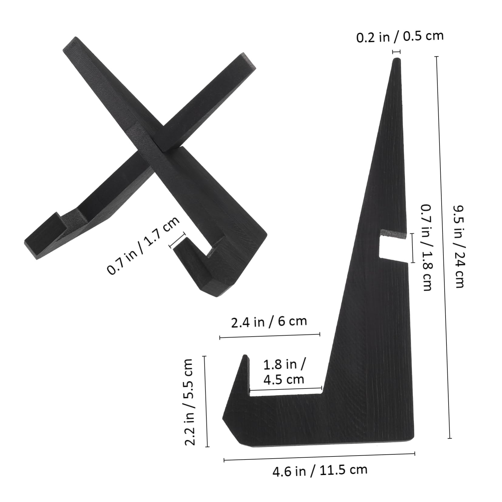 PRETYZOOM Cookbook Stand Wooden Recipe Holder Reading Stand for Kitchen Counter Solid Display Rack for Books Tablets and Records Viewing Angle Reduces Neck Strain