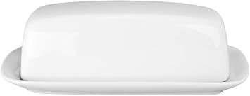 BIA Cordon Bleu Covered Butter Dish, White