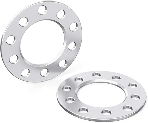 Miniatura 4 de RockTrix - Separadores de rueda planos de 0.25 pulgadas, 5x5 y 5x5.5 pulgadas, compatible con Dodge Ford Buick GMC Jeep, Chevrolet Chrysler Lincoln