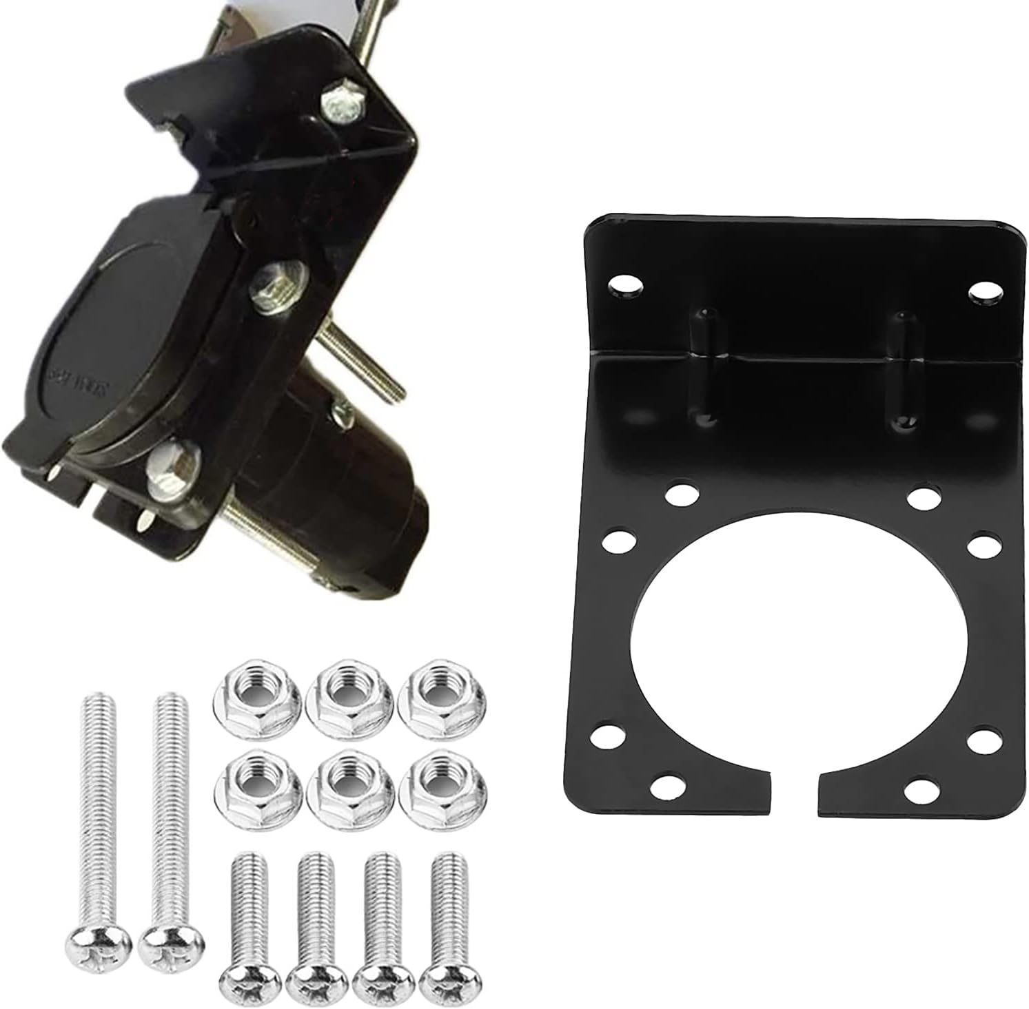 Rankomu Trailer Connector Wire Harness Bracket, Car Trailer Mounting