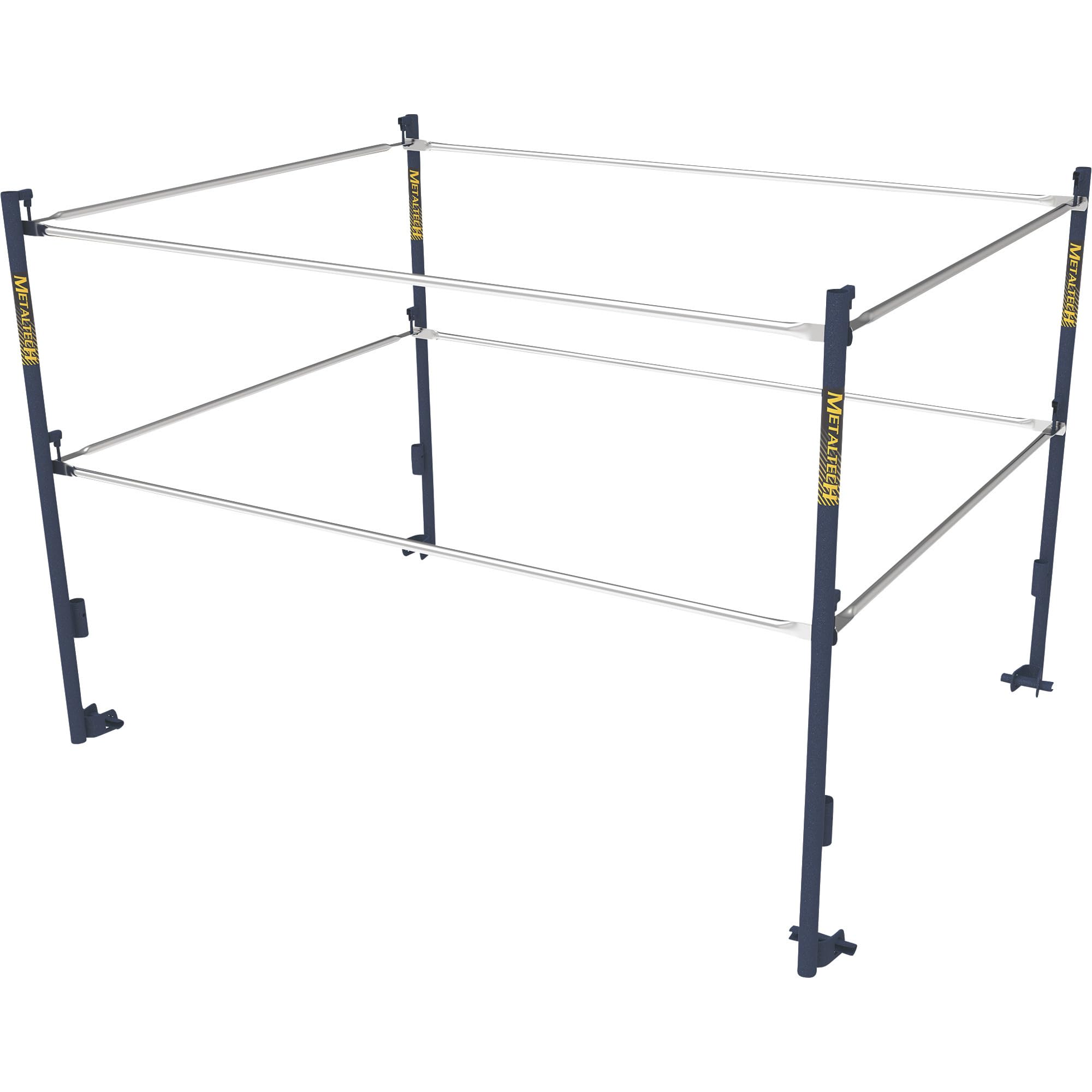 Metaltech 5ft.W x 7ft.D Scaffold Guardrail System - scaffolding and accessories | Mubboo