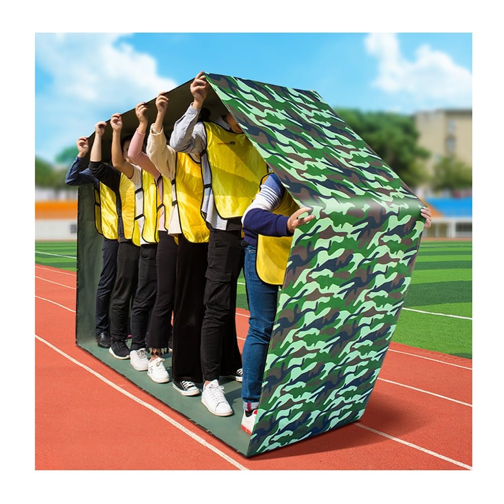 Mata do biegania do gier zespołowych, zabawna gra grupowa w ramach zawodów Field Day, rodzinne gry towarzyskie i zajęcia na świeżym powietrzu (Size : Adult-20M/26FT)