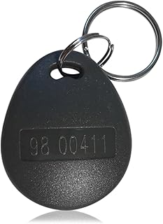 100 pcs 26 Bit Proximity Key Fobs Weigand Prox Keyfobs Compatable with ISOProx 1386 1326 H10301 Format Readers. Works with The vast Majority of Access Control Systems