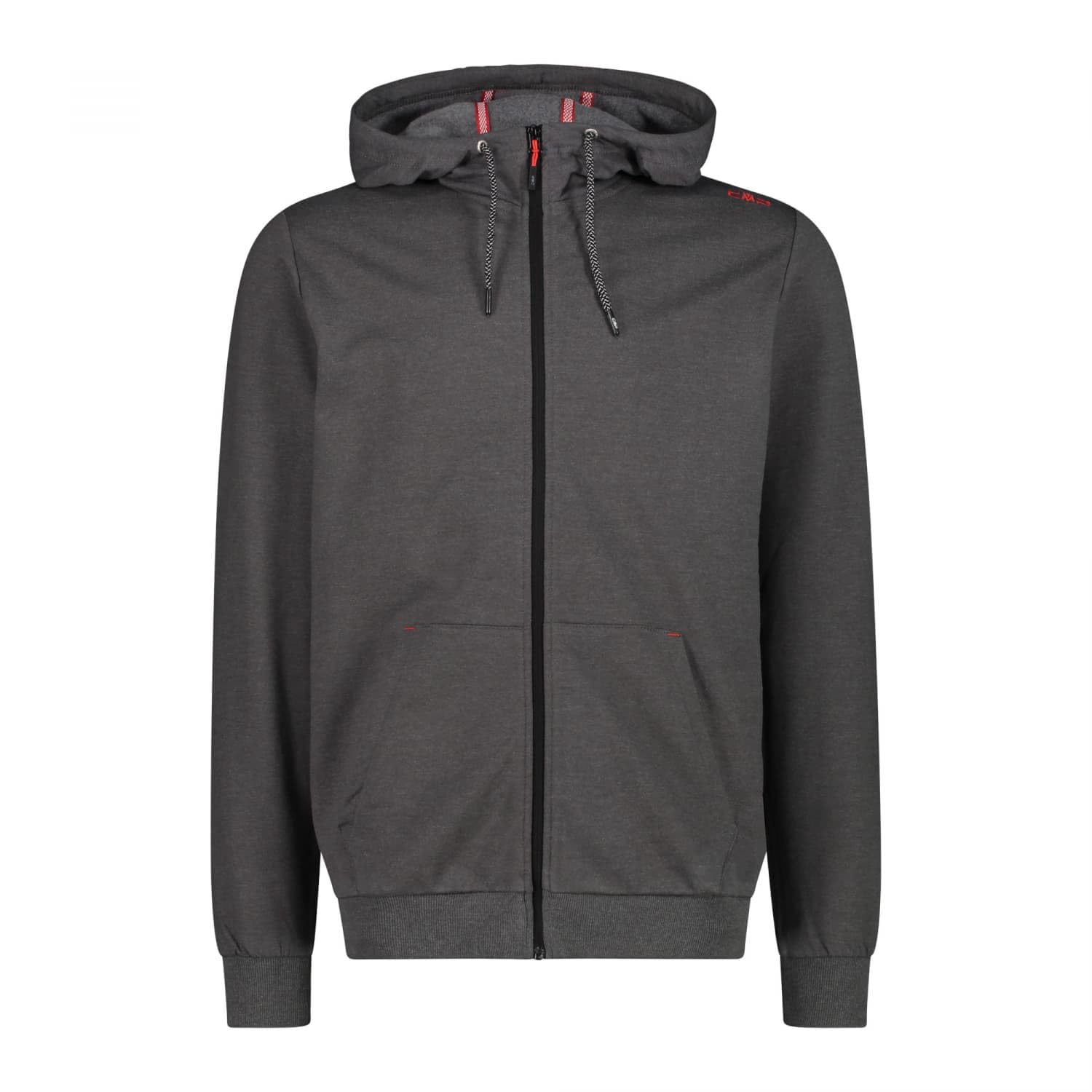 CMP - Man Jacket Fix Hood, Anthracite Mel., 54