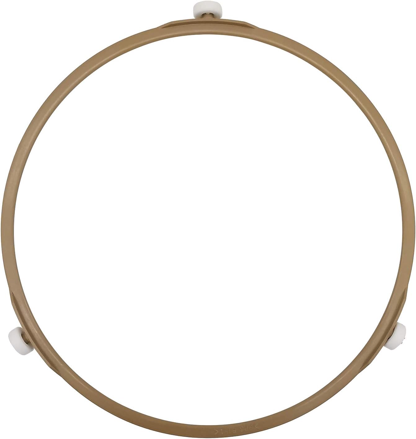 8.7" Microwave Turntable Roller Ring Replacement Part Fit for Most Microwaves, Ring Outer Diamater 8.7" / 221mm, Rollers Height: 15mm - 2 Pack
