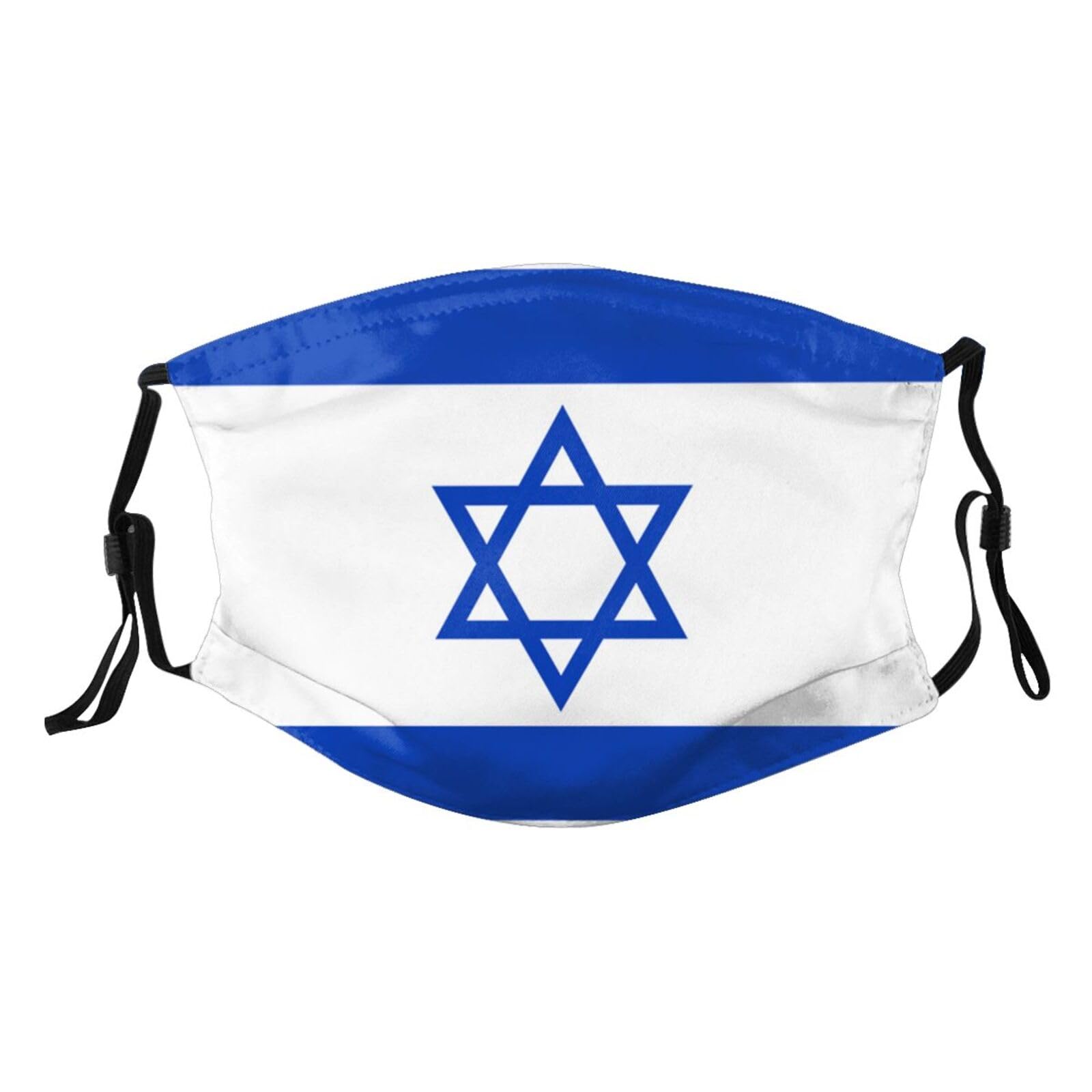 Israeli National Flag Adult Dust Mask Adjustable Dust Face with 2 Filter53